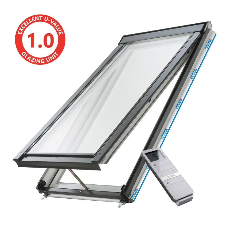 Keylite electric roof window with remote